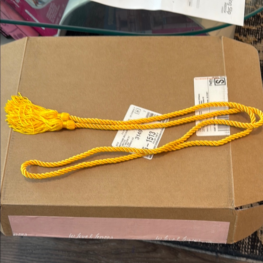 Yellow Kids Tassel Rope Accessory - Picture 2 of 2